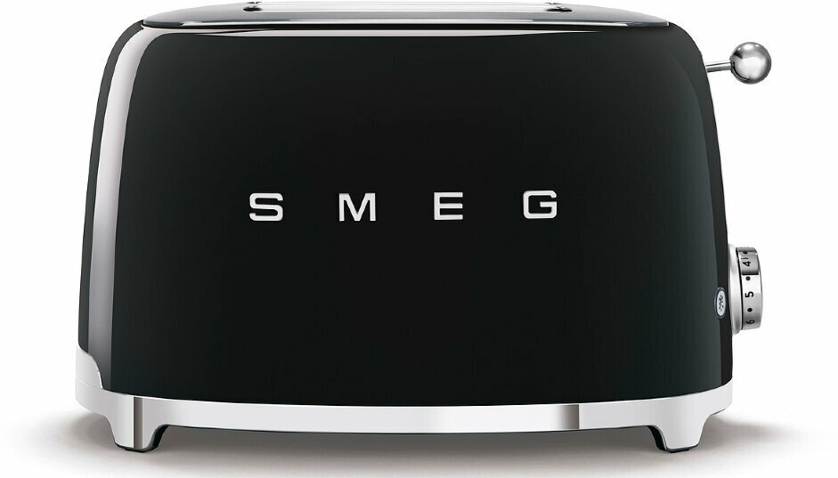Тостер Smeg "Global" TSF01BLEU, черный, двустороннее обжаривание