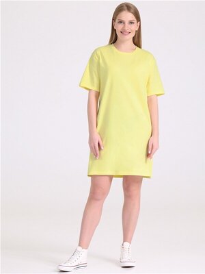 Платье Апрель, размер 96-100-164, желтый