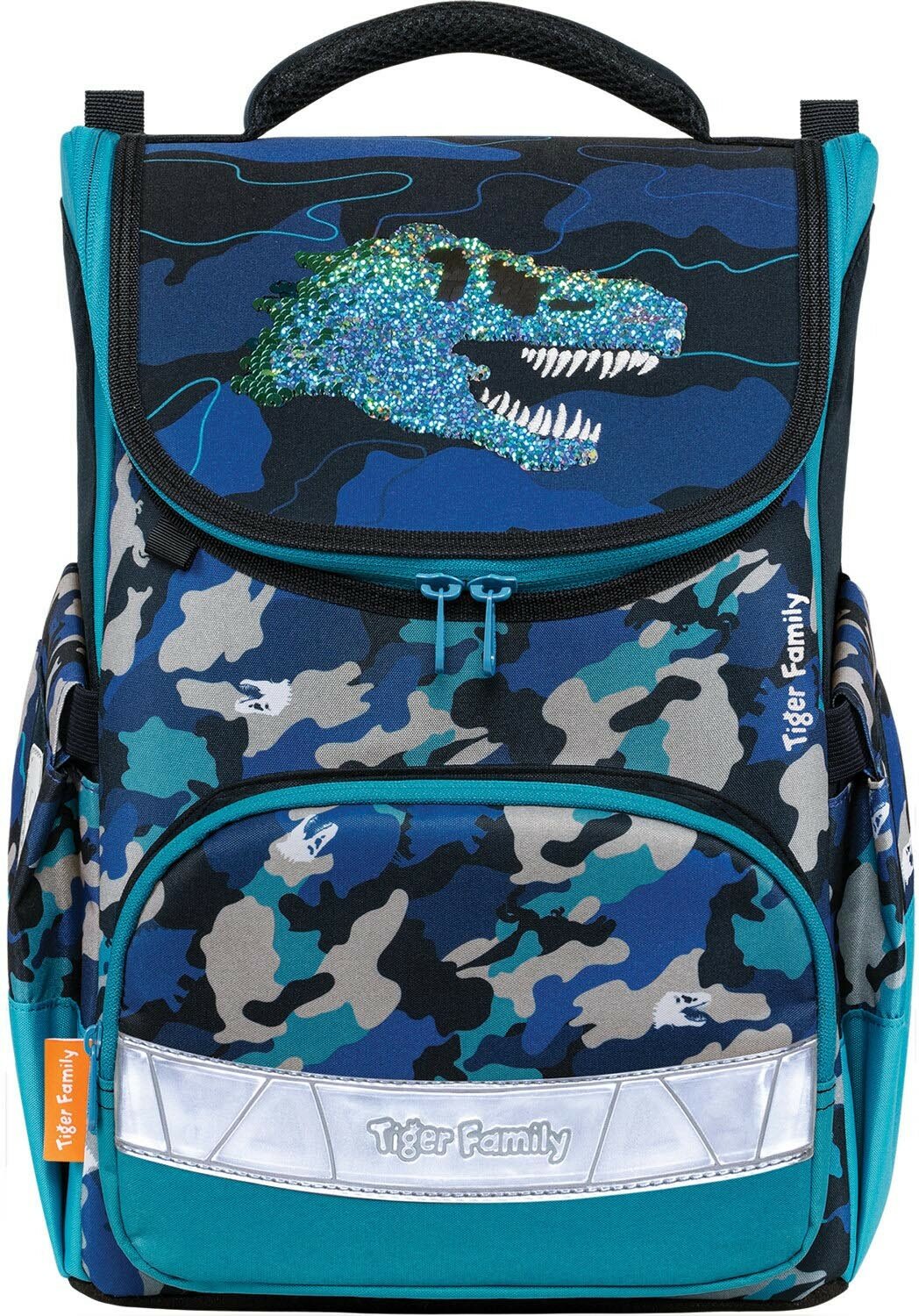 Ранец для начальной школы "Earnest. Dino Expedition", 39х31х23 см (270209)