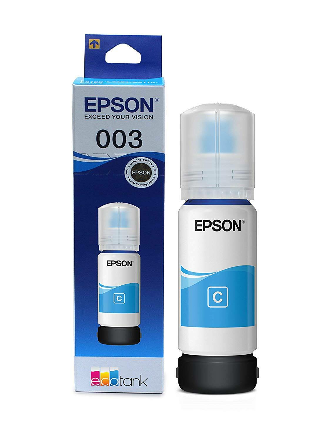 Epson Картридж оригинальный Epson C13T00V298 T00V298 синий 003 3.5K 65 мл