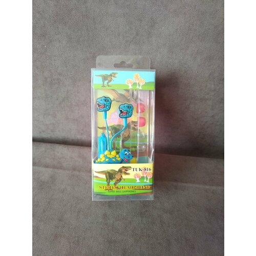 Детские наушники голубые с динозавриком 29000₽