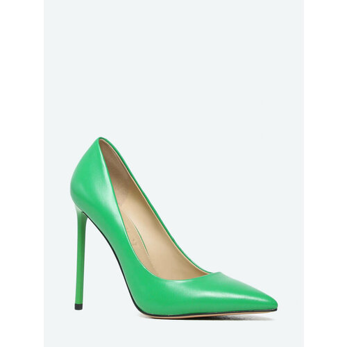 Туфли лодочки VITACCI, размер 37, зеленый женские туфли на высоком квадратном каблуке туфли лодочки с острым носком и металлическим украшением свадебные привлекательные туфли с у