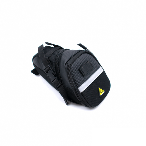 TOPEAK AERO WEDGE PACK MEDIUM, STRAP VERSION сумка подседельная с креплением подседельная сумка topeak wedge drybag с креплением quickclick чёрный цвет version средний