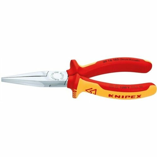 Длинногубцы Knipex 3016160, хромированные 160 mm длинногубцы knipex kn 3016160