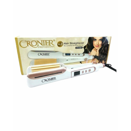 Щипцы Cronier CR-987W профессиональная плойка для волос cronier cr 702 32mm