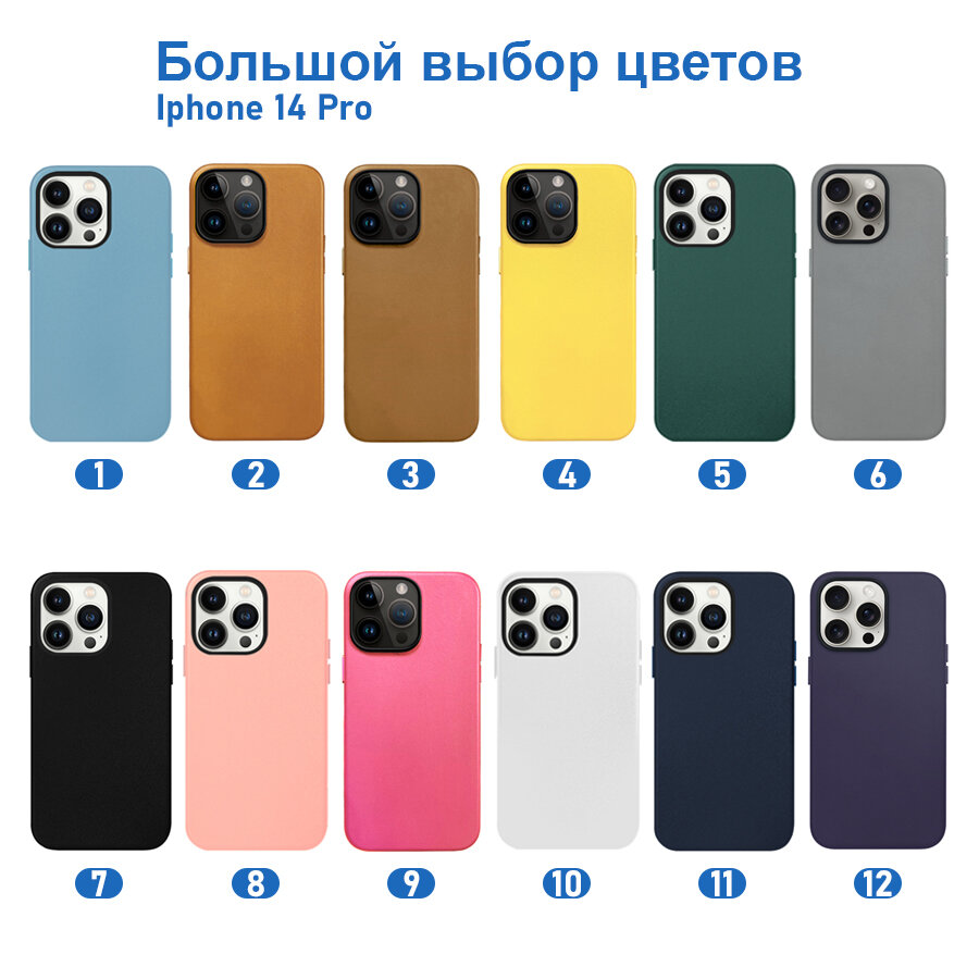 Чехол Leather Case KZDOO Noble Collection для iPhone 14 Pro 6.1", зеленый (5)