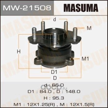 Ступица задняя NISSAN ELGRAND MASUMA Masuma MW-21508