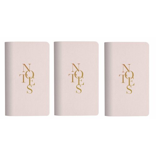 Be Smart Блокнот Notes, 130х210 мм, 48 л, линия, розовая, 3 уп.