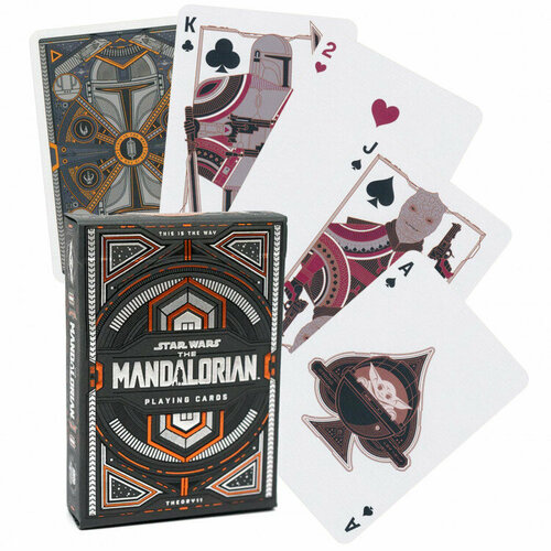 Игральные карты Theory11 Star Wars Mandalorian 2, новая версия карты theory11 star wars playing cards the light side