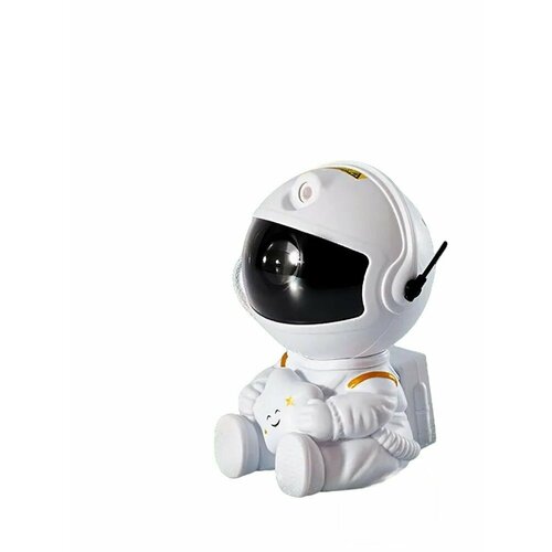 Ночник проектор звездного неба Космонавт Posh Market, детский для сна, с пультом управления, белый