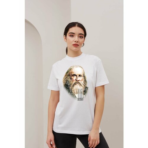 Футболка размер M, черный, белый, зеленый