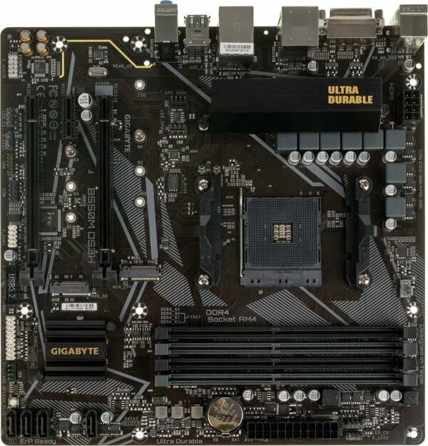 Материнская плата GIGABYTE B550M DS3H (rev. 1.0) Retail