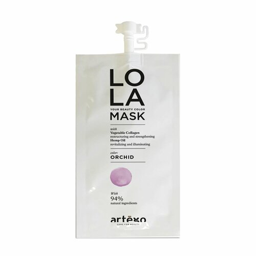 Маска оттеночная для волос, орхидея / LO LA MASK Orchid 20 мл