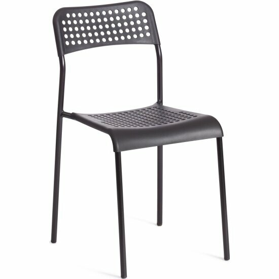 Стул Tetchair ADDE (mod. C-049) / 1 шт. в упаковке металл/пластик, 39 х 49 х 78 см, Black (черный)