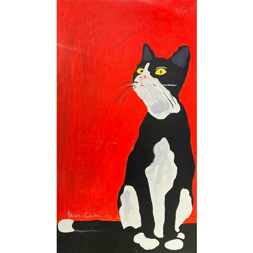 DARIA GEILER Картина для интерьера Дарьи Гейлер Кот Епифан 50х90 см 19990₽