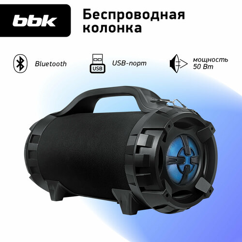 Музыкальная система BBK BTA608 черный караоке система беспроводная sd 306 черный