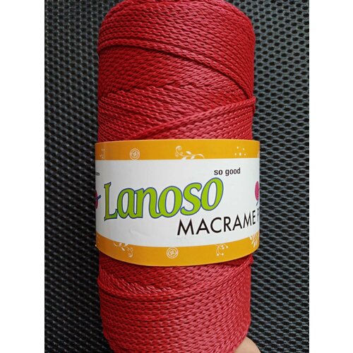 Пряжа (шнур) для макраме Lanoso Macrame PP (Ланосо макраме пп), цвет 956 пряжа lanoso пряжа lanoso kybele цвет 909 темно серый