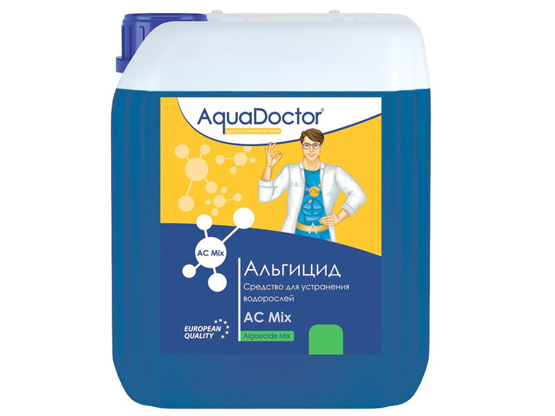 Альгицид, средство против водорослей для бассейна AquaDoctor AC Mix 10L