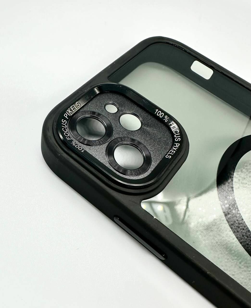 Чехол для iPhone 12 с защитой камеры ARMOR CASE магнитный противоударный с MagSafe — фото 1