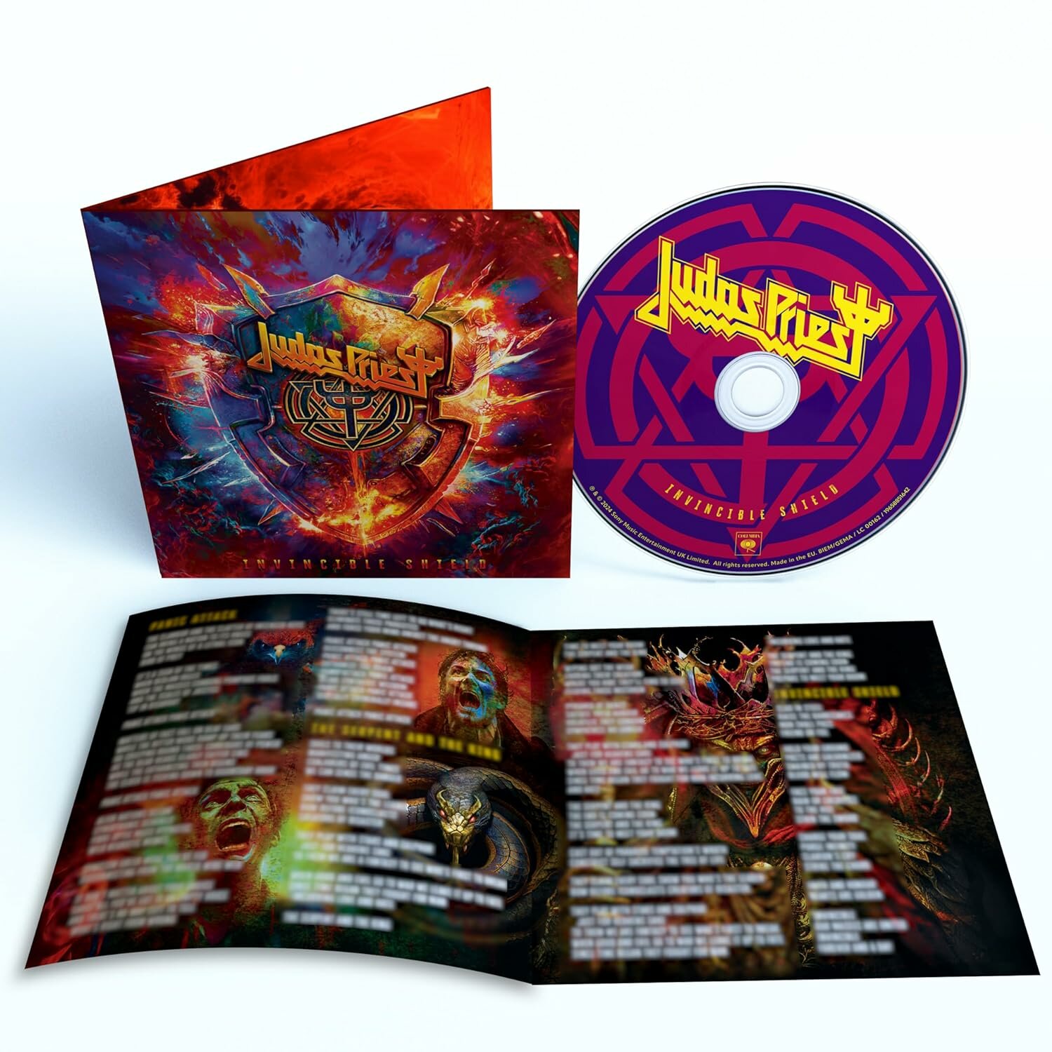 Judas Priest - Invincible Shield/ CD [Digisleeve/12 page Booklet](Original, 1st Edition 2024)