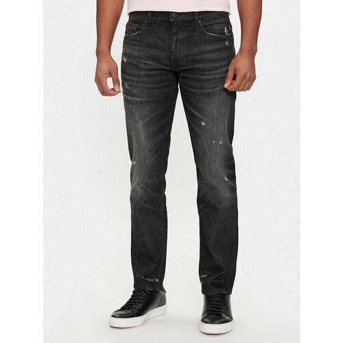 Джинсы BOSS, размер 36/34 [JEANS], черный джинсы boss размер 36 34 [jeans] черный