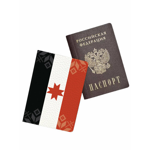 Обложка для паспорта ZEKEKS, красный, черный