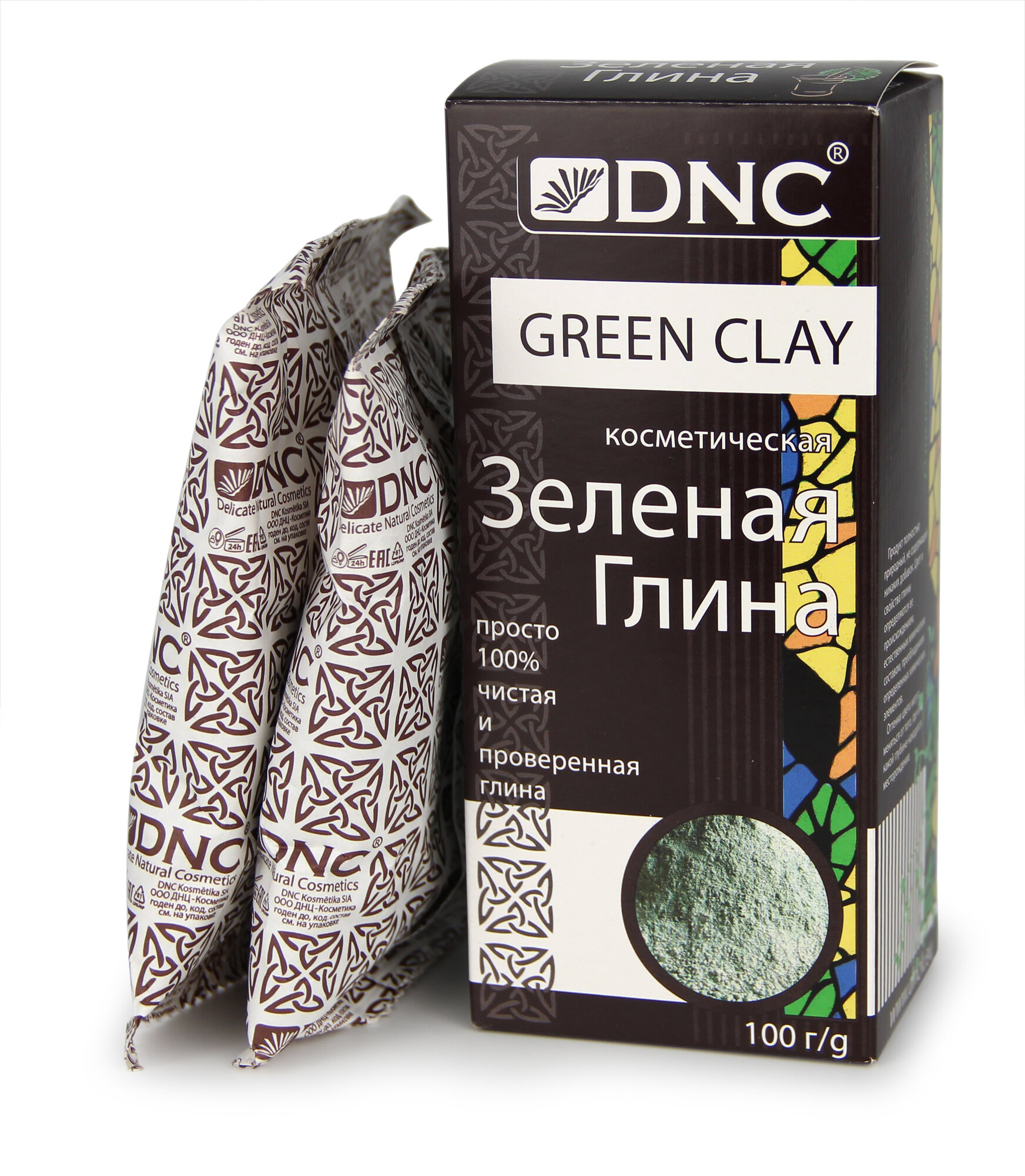 DNC Kosmetika Глина косметическая "Зеленая", 100 г (DNC Kosmetika, ) - фото №3