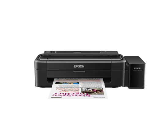 Принтер струйный EPSON L130 (СНПЧ , А4, 4цв, 8.5/4.5стр./мин, 5760x1440, USB 2.0, Eco tank 672) черный