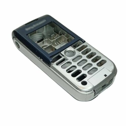 Корпус для Sony Ericsson K300 (Цвет: серебро/синий)