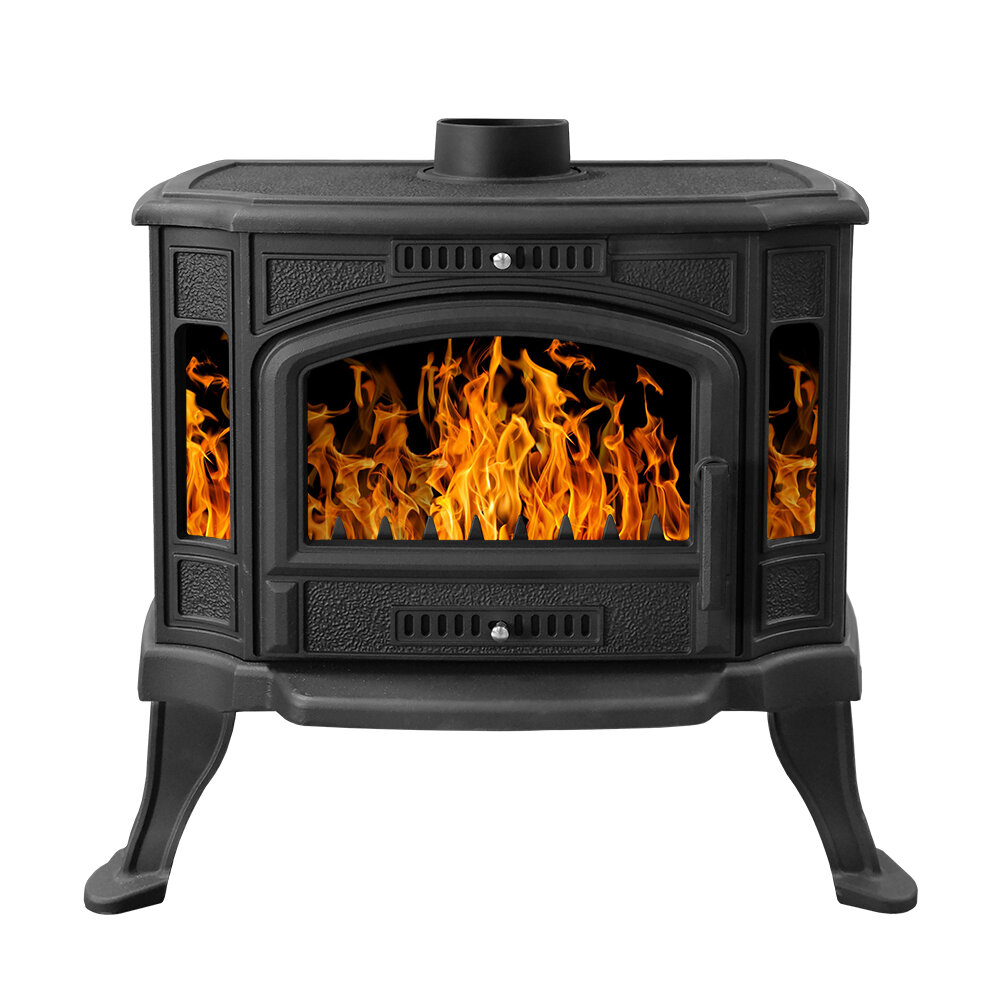 фото Печь-камин Везувий KZ-14 "Антрацит"