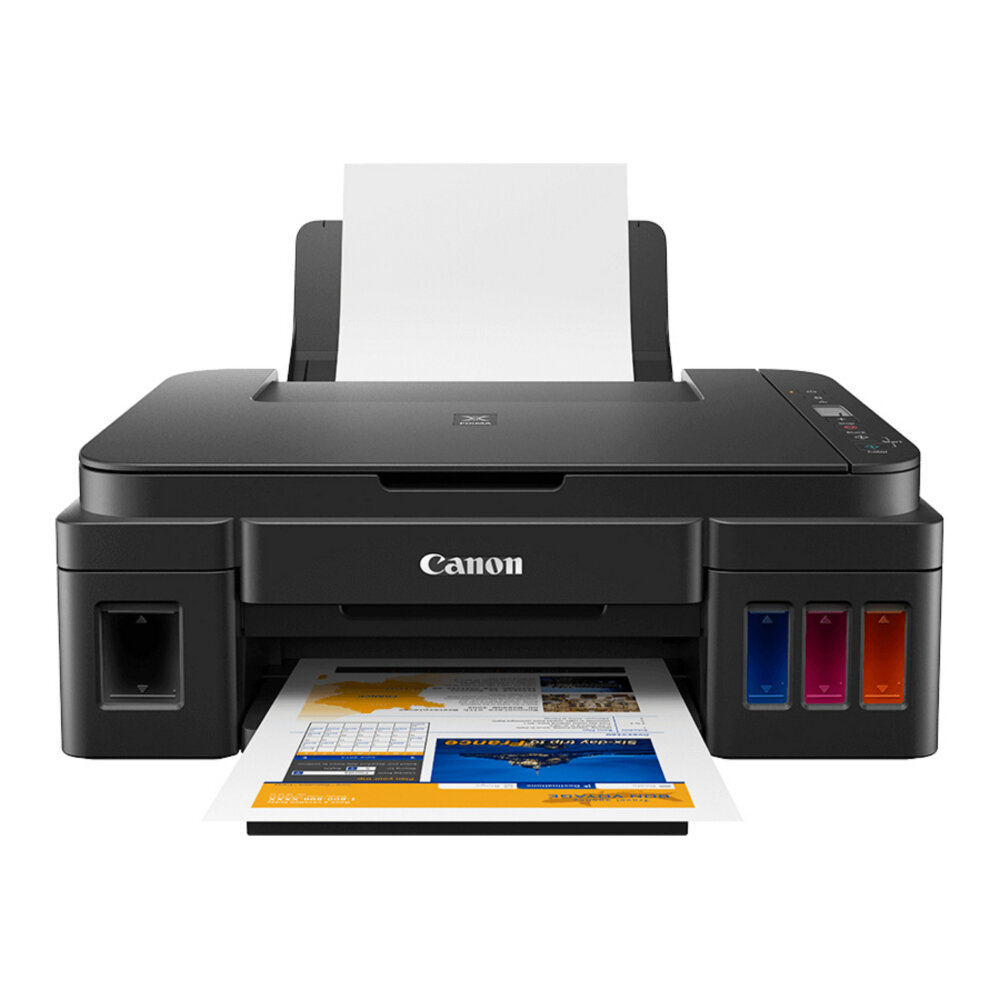 МФУ струйный CANON PIXMA G2410 (A4, принтер/копир/сканер, 4800х1200dpi, 8.8чб/5цв. ppm, СНПЧ, USB) (2313C009)