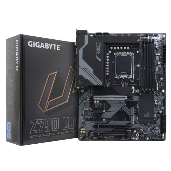 Gigabyte Материнская плата GigaByte Z790 UD AX Intel 1700 (ATX) WiFi DDR5 x4/ SATA x6/M.2x3/ PCI-E*16