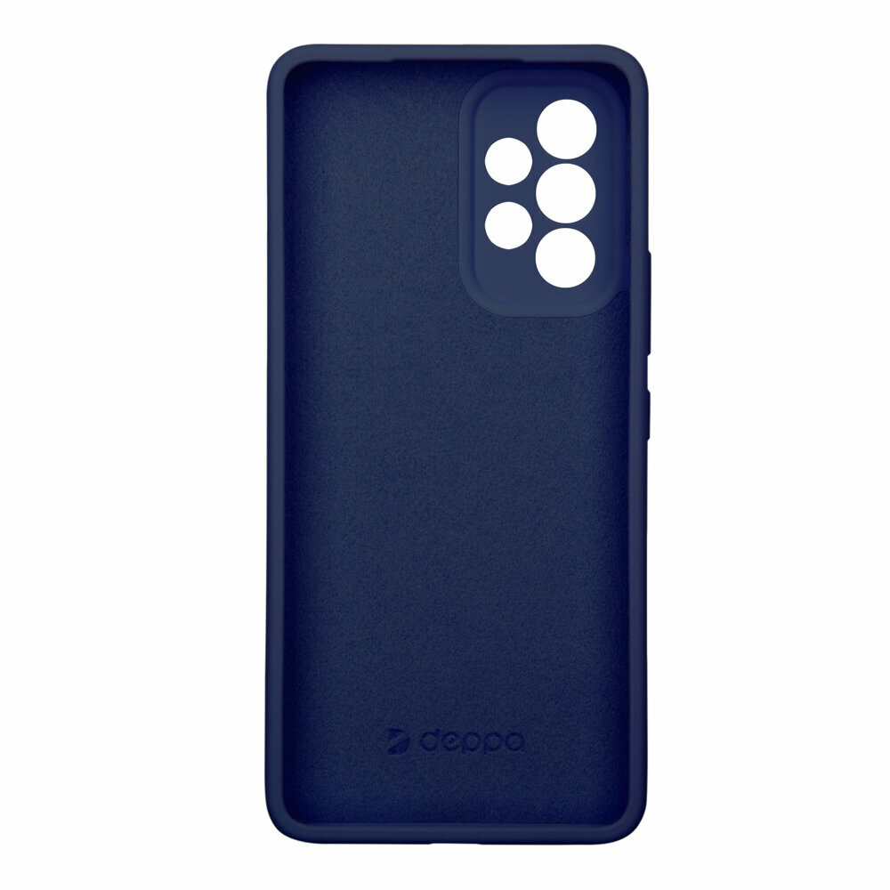 Чехол Liquid Silicone Pro для Samsung Galaxy A73, синий, Deppa, Deppa 88279