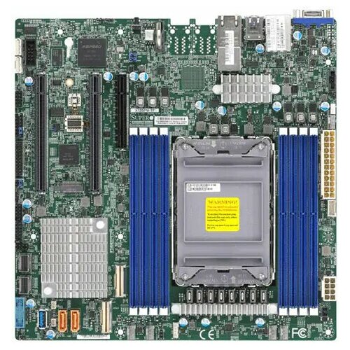 Серверная материнская плата SuperMicro X12SPM-TF-B (MBD-X12SPM-TF-B) as m71 lga 4189 tdp 220w 1u passive