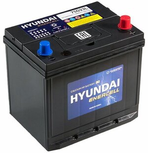 Аккумулятор автомобильный Hyundai 85B60K 6СТ-55 обр. 232x173x225