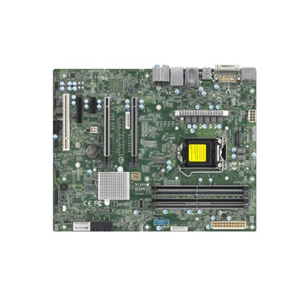 Supermicro Материнская плата Supermicro MBD-X12SAE-B 10th Generation Intel® Core™ i9/Core™ i7/Core™i5/Core™i3/Pentium®/Celeron® Processor, Intel® Xeon® W-1200 Processors Single Socket LGA-1200 (Socket H5)