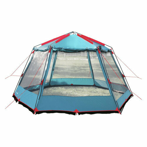 палатка шатер btrace highland t0256 Палатка BTrace Highland кемпинг. зеленый/красный (T0256)