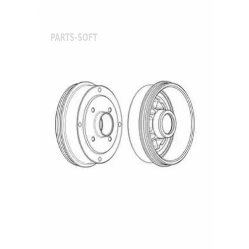 FERODO FDR329224 Тормозной барабан 4550₽