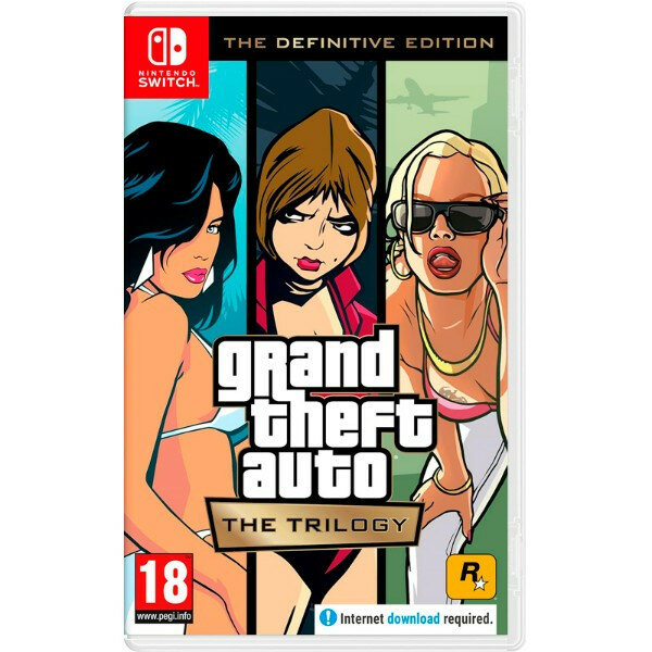 Игра для Nintendo Switch: Grand Theft Auto: The Trilogy – The Definitive Edition русский язык