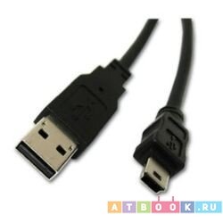 Кабель USB 2.0 A - mini USB 5pin (m-m) (1,8 м) Gembird CCP-USB2-AM5P-6