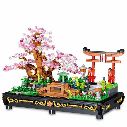 Конструктор Сакура Бонсай Микро Zhe Gao Sakura Bonsai Micro конструктор bonsai tree бонсай модель дерева