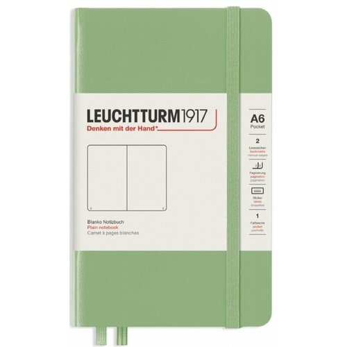 Leuchtturm 363943 Блокнот leuchtturm classic a6 80 гм2 187 стр нелинованный твердая обложка шалфей 2618₽