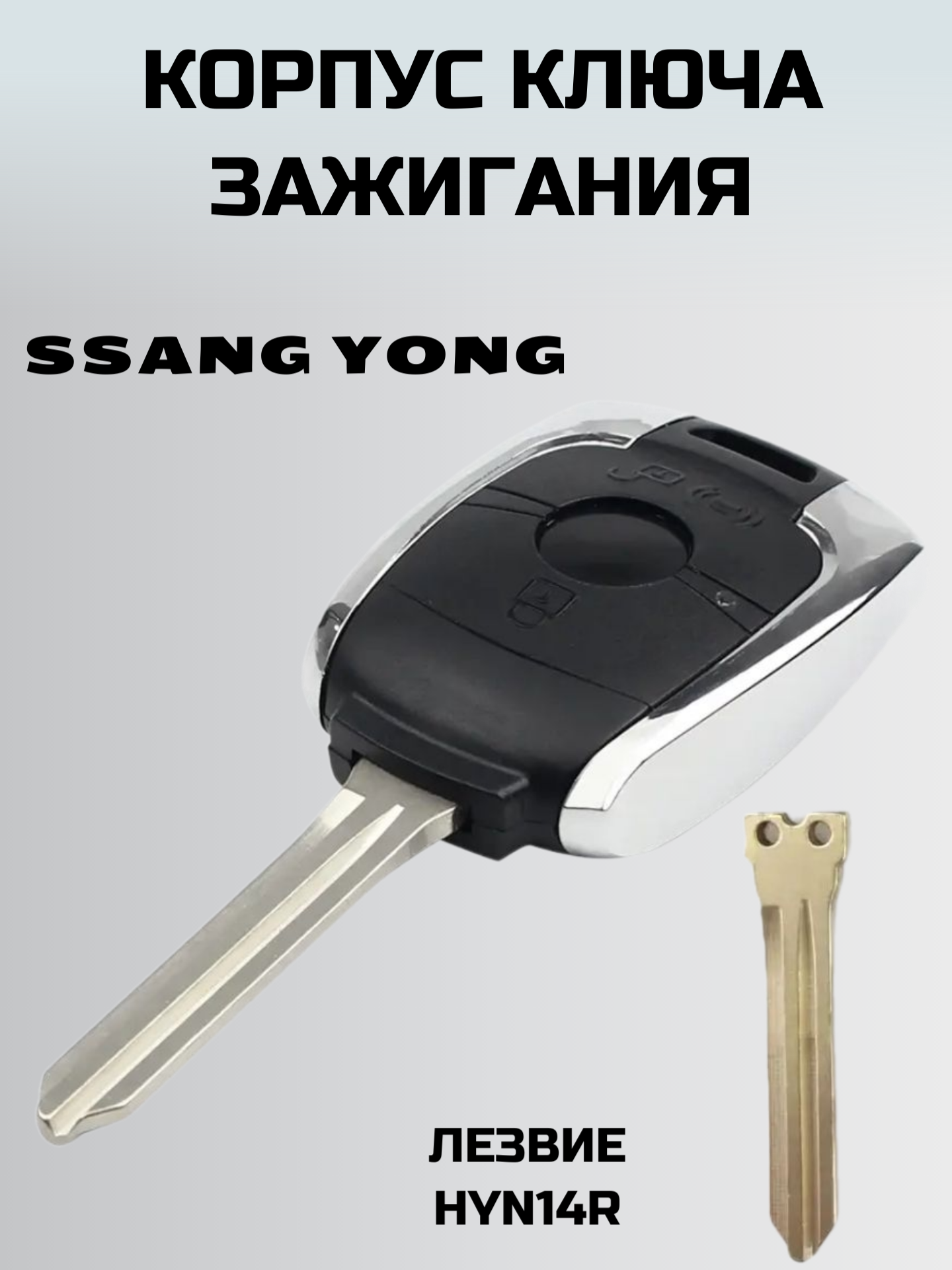 Ключ зажигания санг йонг. корпус ключа SSANG YONG