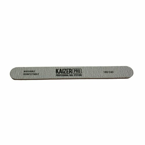 Пилка мягкая Kaizer PRO для маникюра, овал, бафик шлифовочный, 90 мм, 100/180 баф мини для ногтей пилка