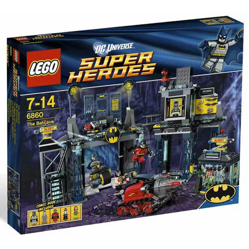 LEGO Super Heroes 6860 Пещера Бэтмена конструктор lego dc super heroes 76052 пещера бэтмена 2526 дет