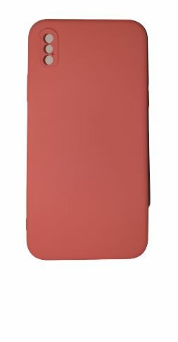 Защитный чехол для Apple iPhone X/XS Silicone Case без логотипа бледно кораловый