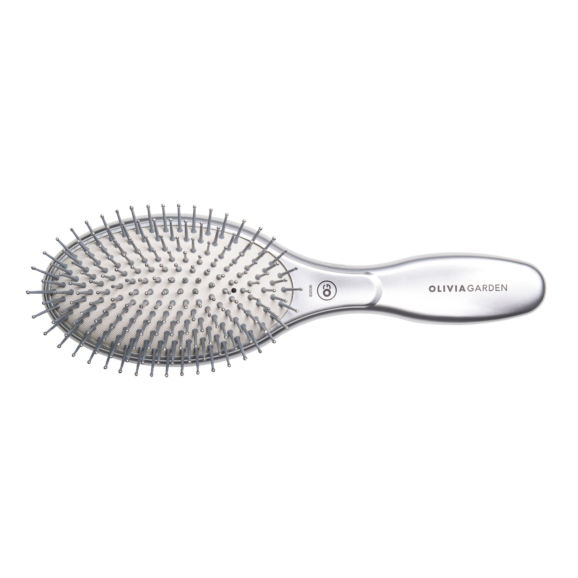 Щетка массажная Olivia Garden Expert Care Oval Nylon Bristles Silver нейлон