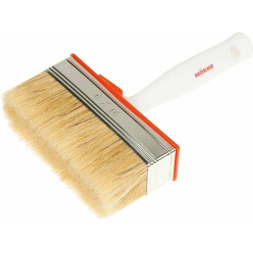 Кисть малярная макловица Mokke 50*150мм пластиковая ручка, натуральная щетина 5шт