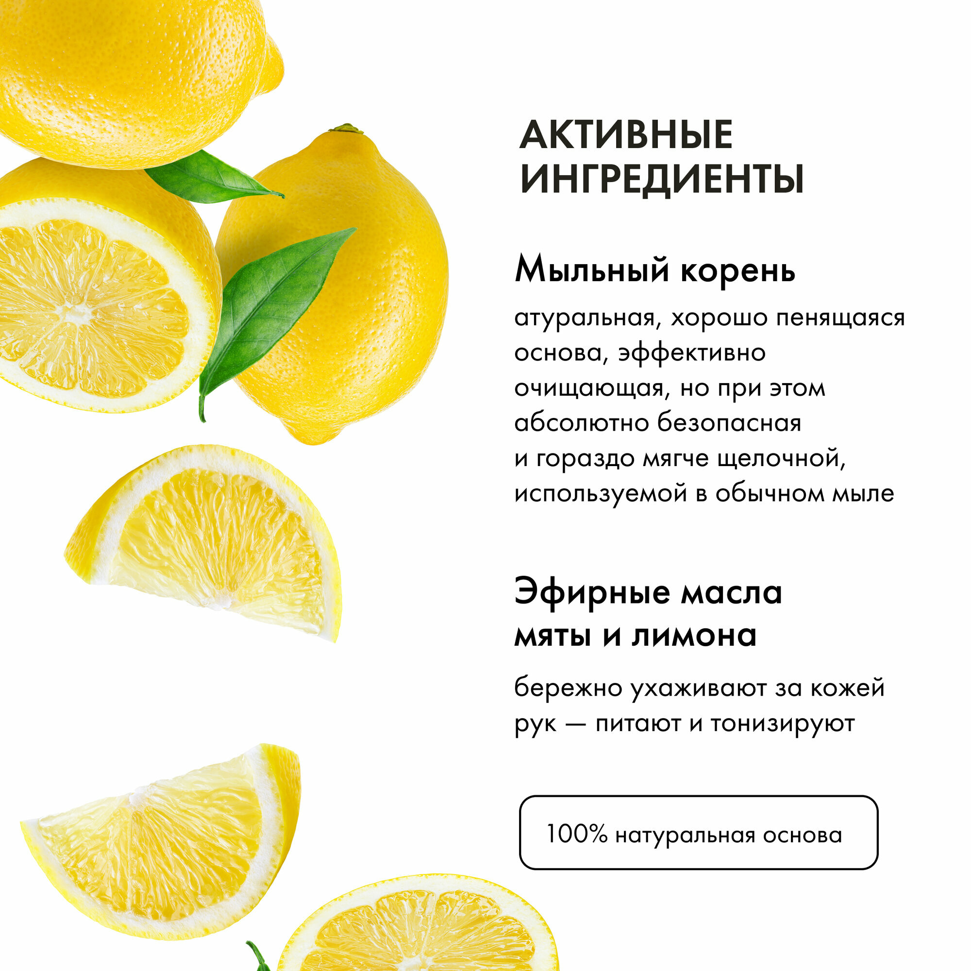Мыло домашнее Рецепты бабушки Агафьи Мятно-лимонное 1 литр