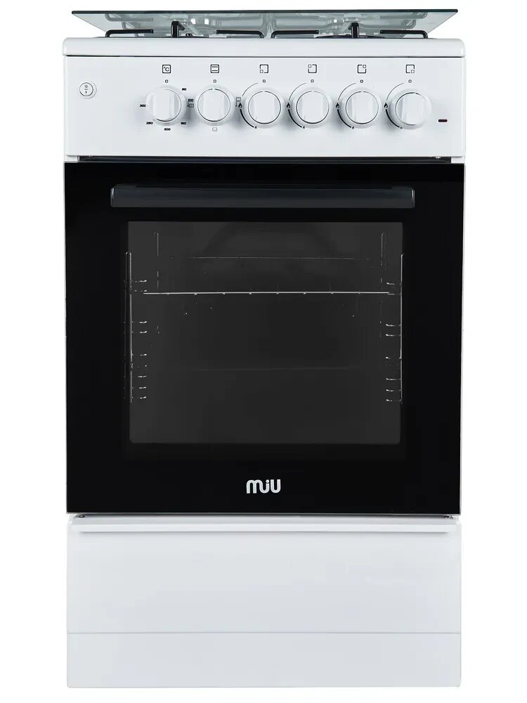 Газовая плита MIU 5010 ERP ГК LUX белая (электродуховка)